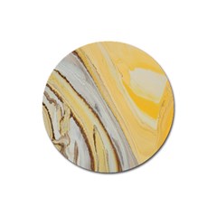 Yellow Jungle Magnet 3  (round) by WILLBIRDWELL