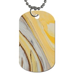 Yellow Jungle Dog Tag (two Sides) by WILLBIRDWELL