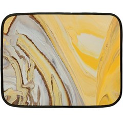 Yellow Jungle Fleece Blanket (mini) by WILLBIRDWELL