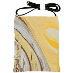 Yellow Jungle Shoulder Sling Bag by WILLBIRDWELL