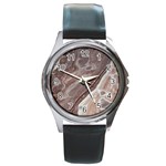 MUD Round Metal Watch Front