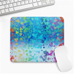 Hearts Colors Large Mousepads by LoolyElzayat