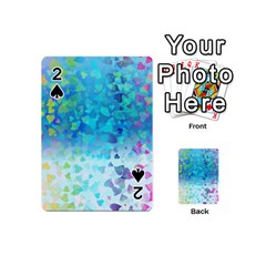 Hearts Colors Playing Cards 54 (mini) by LoolyElzayat