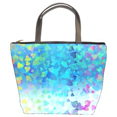 Hearts Colors Bucket Bag by LoolyElzayat