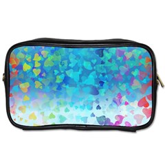 Hearts Colors Toiletries Bag (two Sides) by LoolyElzayat