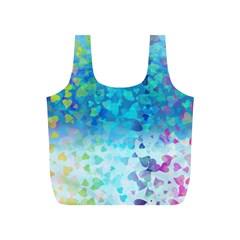 Hearts Colors Full Print Recycle Bag (s) by LoolyElzayat