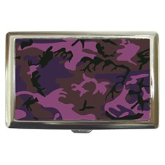 Camouflage Violet Cigarette Money Case by snowwhitegirl