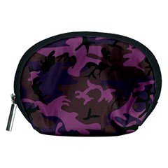 Camouflage Violet Accessory Pouch (medium) by snowwhitegirl