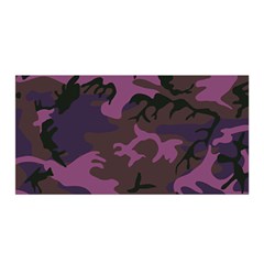 Camouflage Violet Satin Wrap by snowwhitegirl