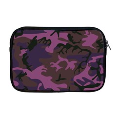 Camouflage Violet Apple Macbook Pro 17  Zipper Case by snowwhitegirl