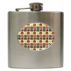 Victorian Fruit Labels Hip Flask (6 Oz) by snowwhitegirl