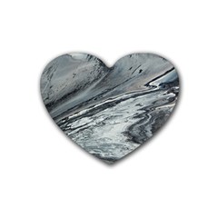 Edge Of A Black Hole Heart Coaster (4 Pack)  by WILLBIRDWELL