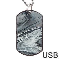 Edge Of A Black Hole Dog Tag Usb Flash (one Side) by WILLBIRDWELL