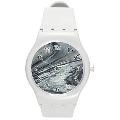 Edge Of A Black Hole Round Plastic Sport Watch (m) by WILLBIRDWELL