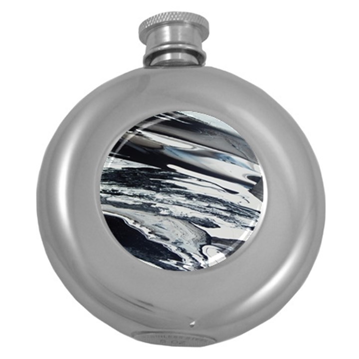 SPACE ORCA Round Hip Flask (5 oz)