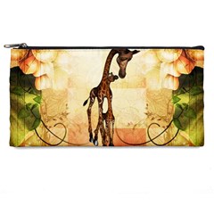 Cute Giraffe Mum With Funny Giraffe Baby Pencil Cases