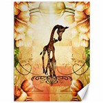 Cute Giraffe Mum With Funny Giraffe Baby Canvas 36  x 48  35.26 x46.15  Canvas - 1