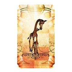 Cute Giraffe Mum With Funny Giraffe Baby Memory Card Reader (Rectangular)