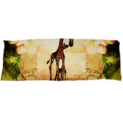 Cute Giraffe Mum With Funny Giraffe Baby Body Pillow Case Dakimakura (Two Sides)