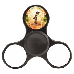 Cute Giraffe Mum With Funny Giraffe Baby Finger Spinner