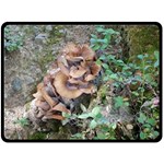 Abstract of Mushroom Double Sided Fleece Blanket (Large)  80 x60  Blanket Front