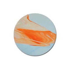 Orange And Blue Magnet 3  (round) by WILLBIRDWELL