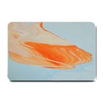 ORANGE AND BLUE Small Doormat  24 x16  Door Mat