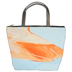 Orange And Blue Bucket Bag by WILLBIRDWELL