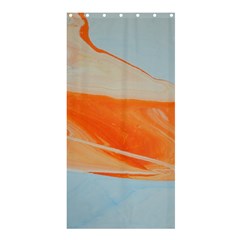 Orange And Blue Shower Curtain 36  X 72  (stall) 