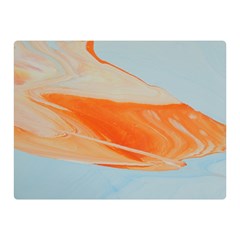 Orange And Blue Double Sided Flano Blanket (mini) 