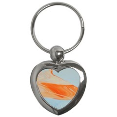 Orange And Blue Key Chains (heart)  by WILLBIRDWELL