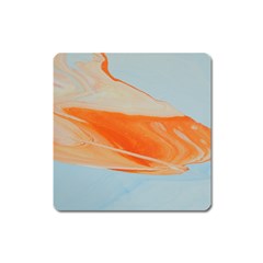 Orange And Blue Square Magnet by WILLBIRDWELL