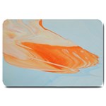 ORANGE AND BLUE Large Doormat  30 x20  Door Mat