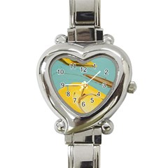 Sun Bubble 2 Heart Italian Charm Watch by WILLBIRDWELL