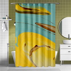 Sun Bubble 2 Shower Curtain 48  X 72  (small)  by WILLBIRDWELL