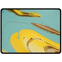 Sun Bubble 2 Double Sided Fleece Blanket (large)  by WILLBIRDWELL