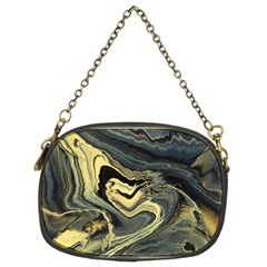 Yellow Nebula Chain Purse (two Sides)