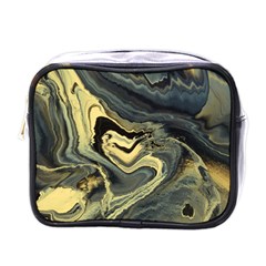 Yellow Nebula Mini Toiletries Bag (one Side) by WILLBIRDWELL