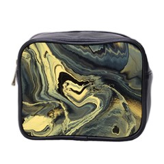 Yellow Nebula Mini Toiletries Bag (two Sides) by WILLBIRDWELL