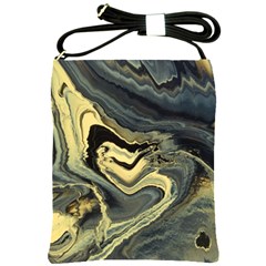 Yellow Nebula Shoulder Sling Bag by WILLBIRDWELL