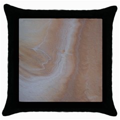 Sand Throw Pillow Case (black) by WILLBIRDWELL