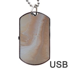 Sand Dog Tag Usb Flash (two Sides) by WILLBIRDWELL