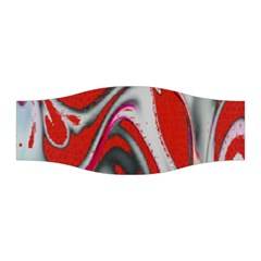 Elegant Red Swirls By Flipstylez Designs Stretchable Headband by flipstylezfashionsLLC