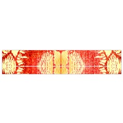 Seamless Red And Gold By Flipstylez Designs Small Flano Scarf