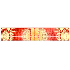 Seamless Red And Gold By Flipstylez Designs Large Flano Scarf 