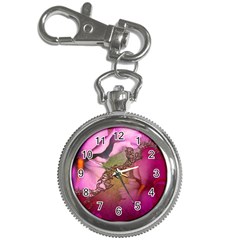 Flowers In Soft Violet Colors Key Chain Watches by FantasyWorld7