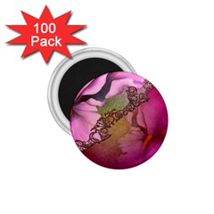 Flowers In Soft Violet Colors 1 75  Magnets (100 Pack)  by FantasyWorld7