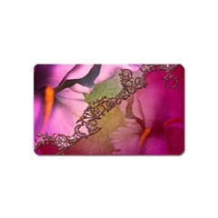 Flowers In Soft Violet Colors Magnet (name Card) by FantasyWorld7