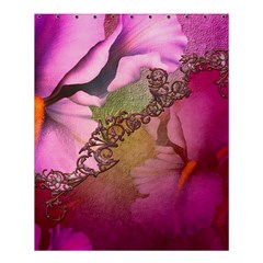 Flowers In Soft Violet Colors Shower Curtain 60  X 72  (medium)  by FantasyWorld7