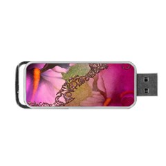 Flowers In Soft Violet Colors Portable Usb Flash (one Side) by FantasyWorld7